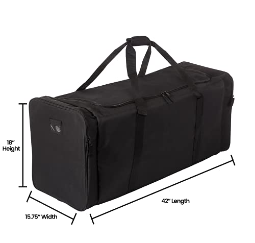 Jetstream Large 42 Inch Black Sports Gym Bag