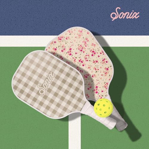 Sonix Pickleball Paddles Set - Floral Design, Complete Set