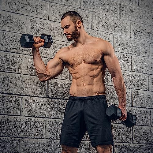 MLYENX Men's Athletic Workout Shorts with Pockets