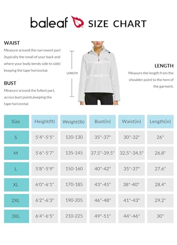 BALEAF Women's Waterproof Windbreaker Rain Jacket VIP Style