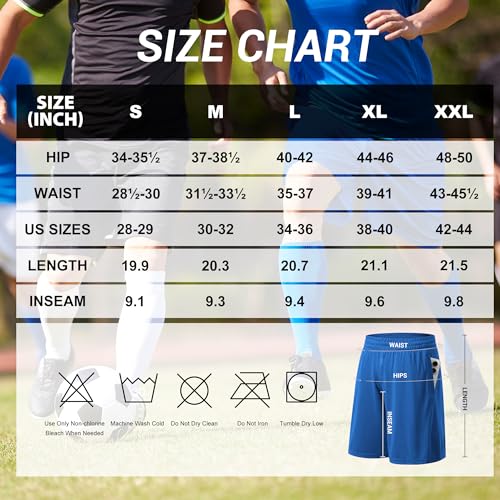 MLYENX Men's Athletic Workout Shorts with Pockets