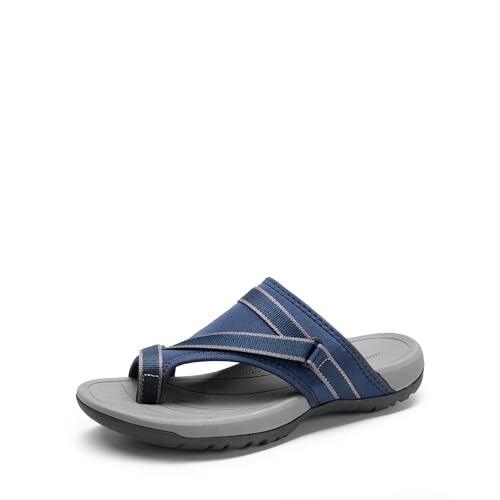 VIP Women's Summer Slide Sandals, Navy Size 9