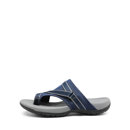 VIP Women's Summer Slide Sandals, Navy Size 9