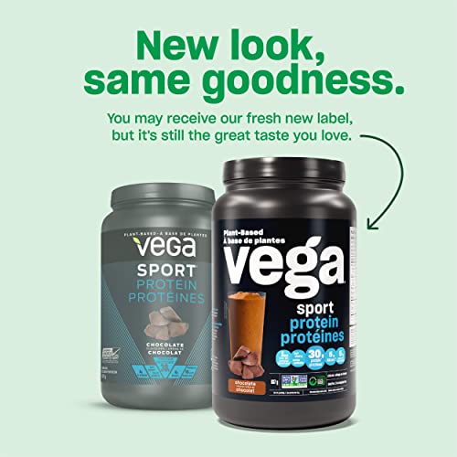 Vega Sport Protein Vegan Powder, Peanut Butter, 45 Servings