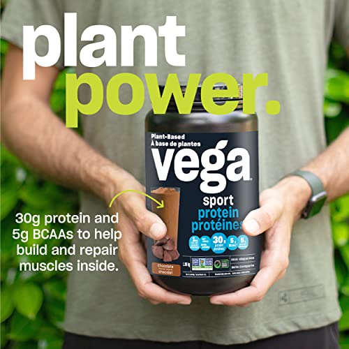 Vega Sport Protein Vegan Powder, Peanut Butter, 45 Servings