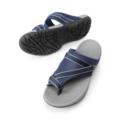 VIP Women's Summer Slide Sandals, Navy Size 9