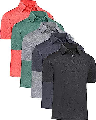 Men's VIP Quick-Dry Athletic Polo Shirts