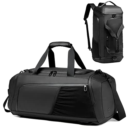 Waterproof Gym Duffle Bag with Shoes Compartment