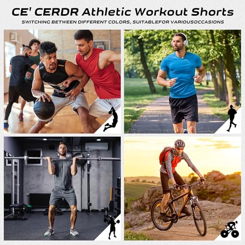 CE' CERDR Men's Quick Dry Athletic ShortsVIP Shopping