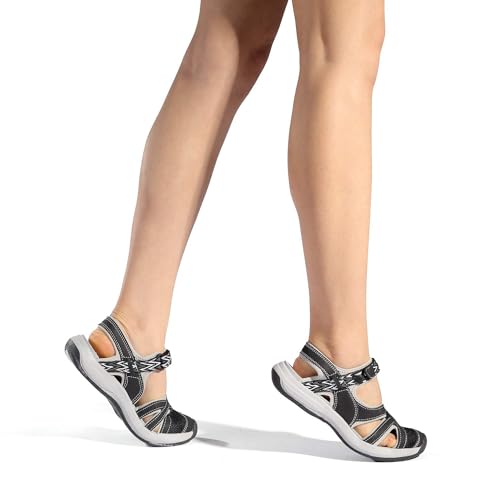 VIP DREAM PAIRS Women's Athletic Sandals - Black, Size11