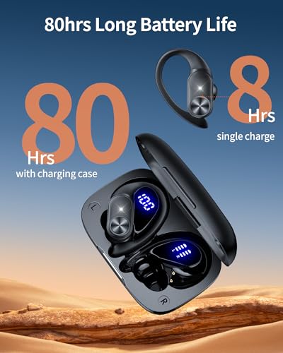 80hrs Playtime Wireless Earbuds with Digital Display VIP