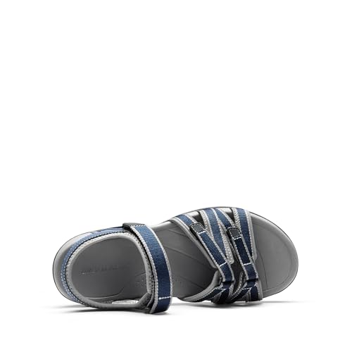 VIP Hiking Sandal with Adjustable Strap, Size 7, Navy