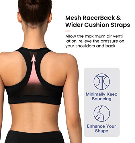 Yvette Zip Front Sports Bra - High Impact VIP Fitness