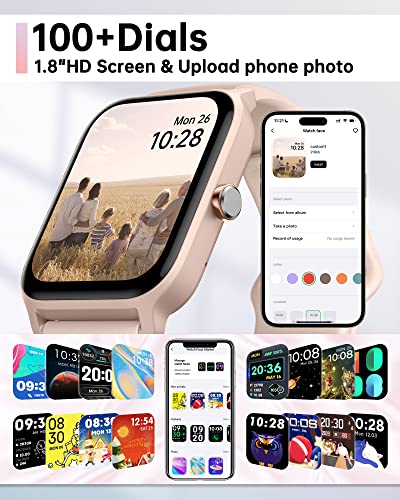 Women's VIP Smart Watch with Alexa, Fitness Tracker, Pink