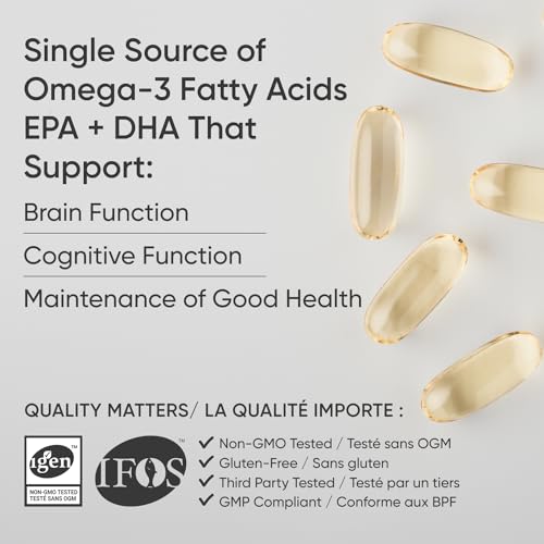 Triple Strength Omega 3 Fish Oil Capsules 180ct