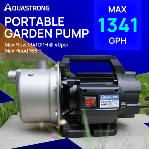 VIP Aquastrong 1.6HP Stainless Steel Garden Pump