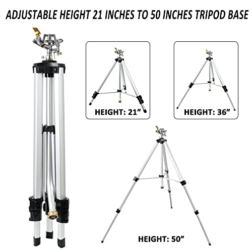 VIP Metal Pulsating Sprinkler on Tripod Base