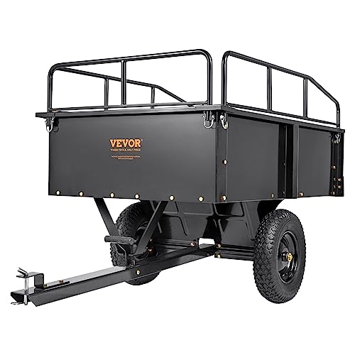 VEVOR VIP ATV Trailer - Heavy Duty Steel, 750 lbs, 15 Cubic Feet