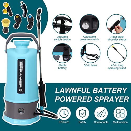 VIP Lawn & Garden Weed Sprayer with Double Battery