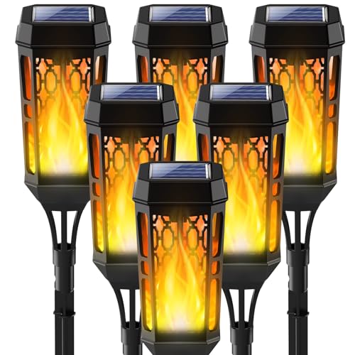 VIP Solar Torch Flame Lights for Outdoor Decorations