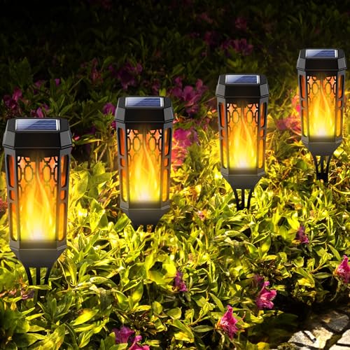 VIP Solar Torch Flame Lights for Outdoor Decorations