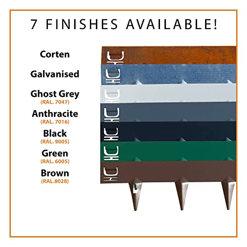 VIP Decorative Steel Garden Lawn Edging 5X1m (Corten)