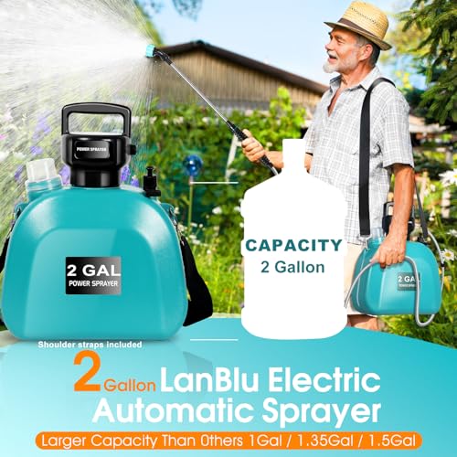 VIP Electric Garden Sprayer, Battery Powered, 2 Gallon
