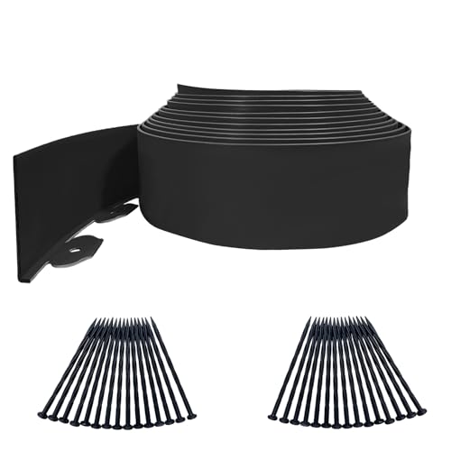 33ft Flexible Lawn Edging Border Kit with 30 Pegs