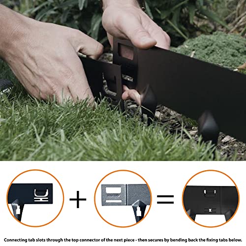 VIP Decorative Steel Garden Lawn Edging 5X1m (Corten)