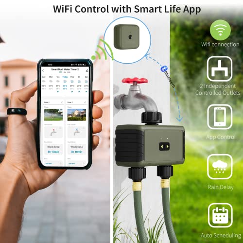 Diivoo Smart Sprinkler Timer for Garden VIP Shopping