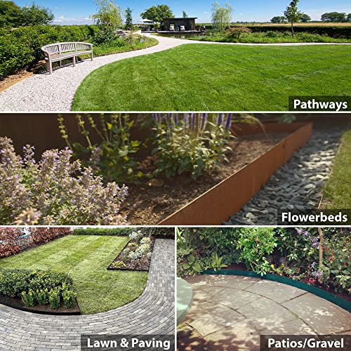 VIP Decorative Steel Garden Lawn Edging 5X1m (Corten)