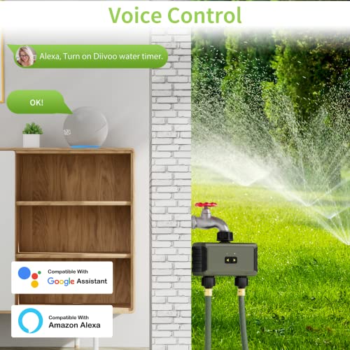 Diivoo Smart Sprinkler Timer for Garden VIP Shopping