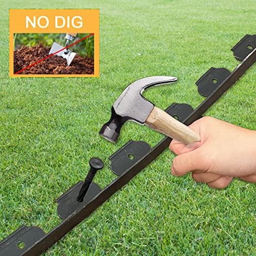 33ft Flexible Lawn Edging Border Kit with 30 Pegs