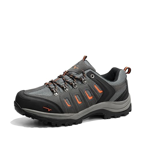 NORTIV 8 Men's Waterproof Leather Hiking Shoes, Size 9.5