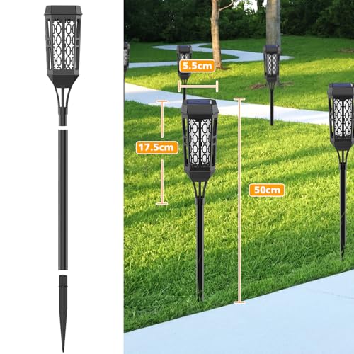 VIP Solar Torch Flame Lights for Outdoor Decorations