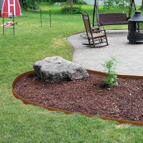 Rustic Steel Edging Strips for Garden VIPs