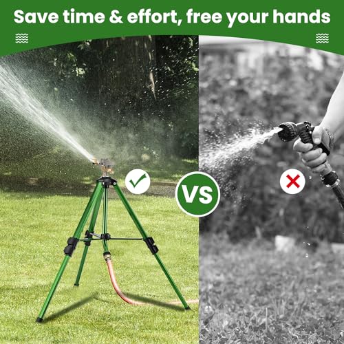 Keten Impact Sprinkler 2 Pack for Lawn/Yard/Garden