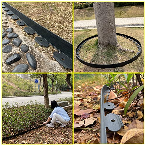 33ft Flexible Lawn Edging Border Kit with 30 Pegs