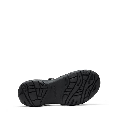 VIP Womens Hiking Sandal with Adjustable Strap, Black