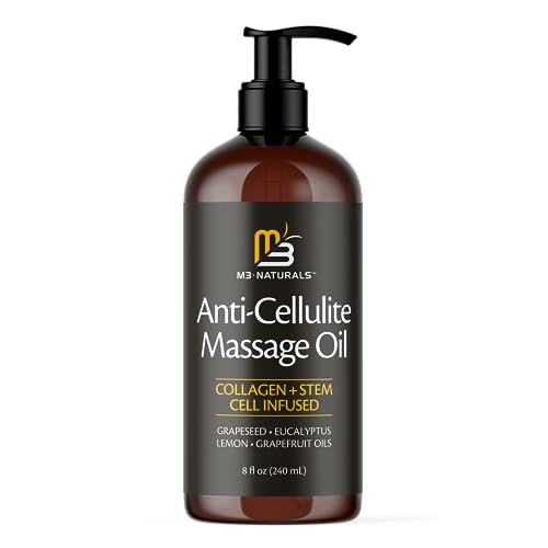 M3 Naturals Anti Cellulite Massage Oil with Collagen