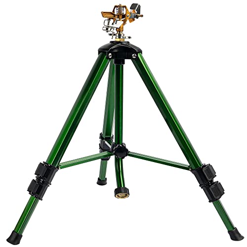 VIP Impact Sprinkler on Tripod Base, Brass Head