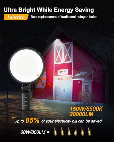 Barn LED Light, 150W Dusk to Dawn Security