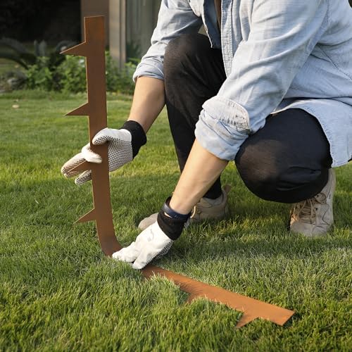 Rustic Steel Edging Strips for Garden VIPs