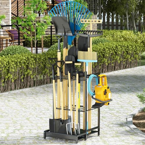VIP Garden Tool Holder Stand Organizer for Garage
