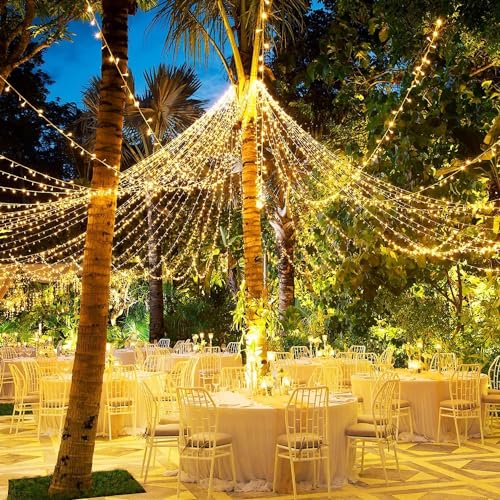 Quntis 1000Leds String Lights Warm White Outdoor Decor