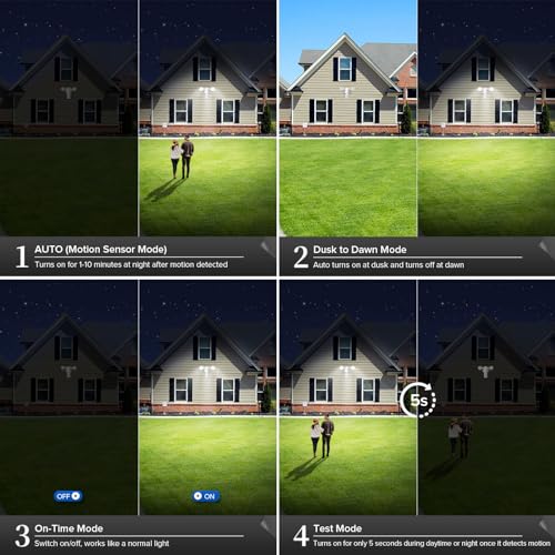 SANSI Upgraded 25W Motion Sensor Outdoor Security Light