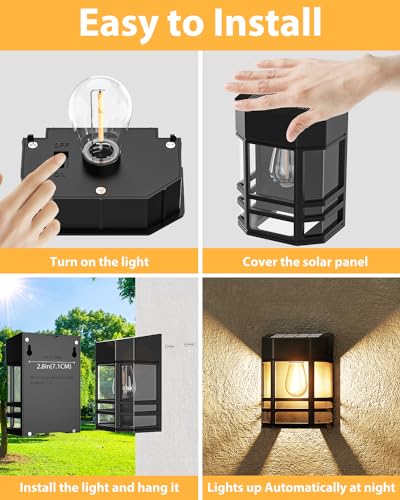 6 Pack Solar Fence Lights for VIP Outdoor Parties