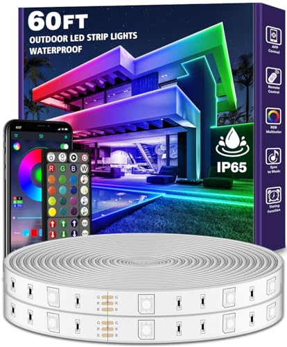 AILBTON VIP Outdoor RGB LED Strip Light (60ft)