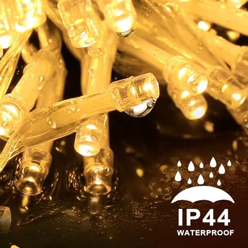 Quntis 1000Leds String Lights Warm White Outdoor Decor
