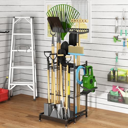 VIP Garden Tool Holder Stand Organizer for Garage